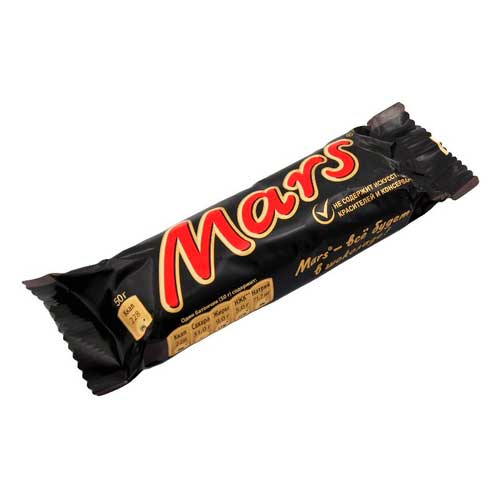 Шоколадный батончик Mars, 50 г.
